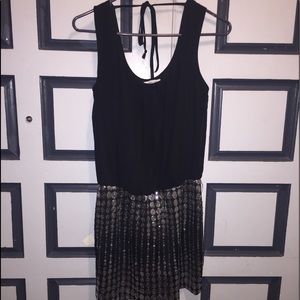 Black Sequin Dress